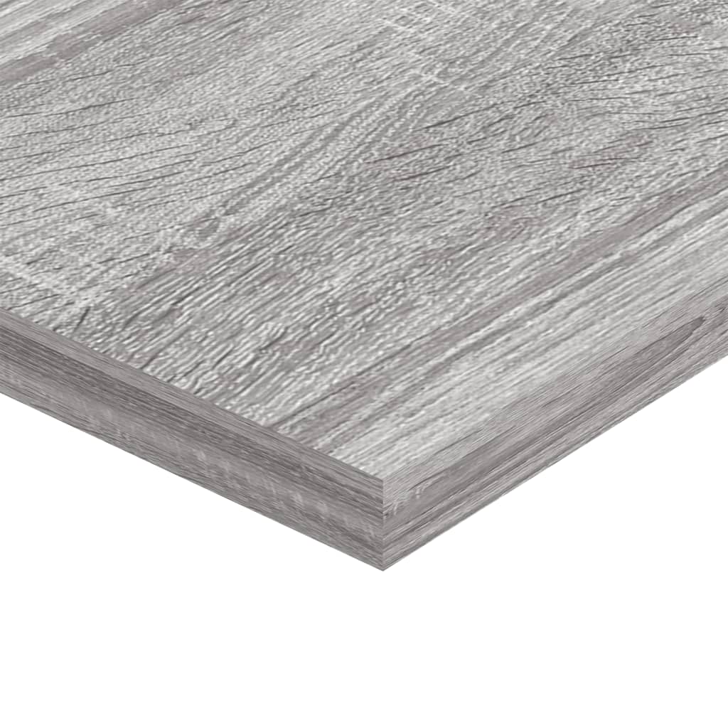 Rafturi de perete, 4 buc., gri sonoma, 100x20x1,5 cm, lemn — imaginea 7