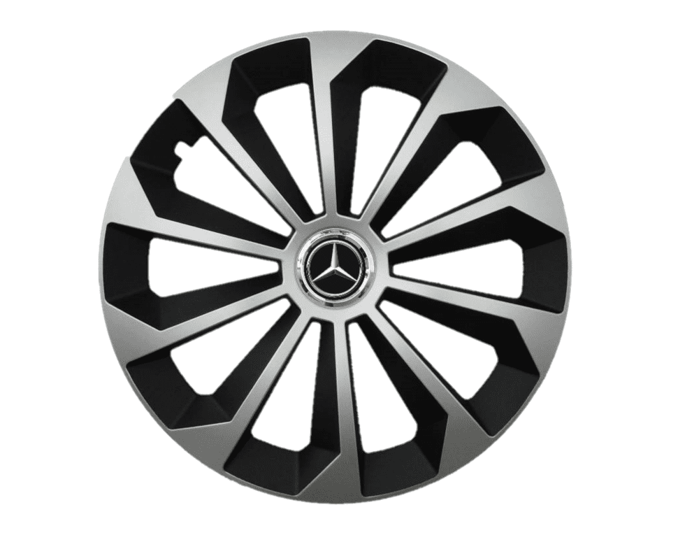 Set 4 capace roti Fame II cu inel pentru gama auto Mercedes-Benz - R16