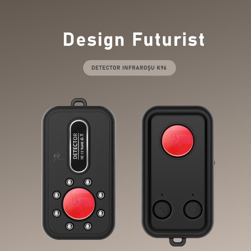 Mini detector camere video ascunse cu lanterna - K96