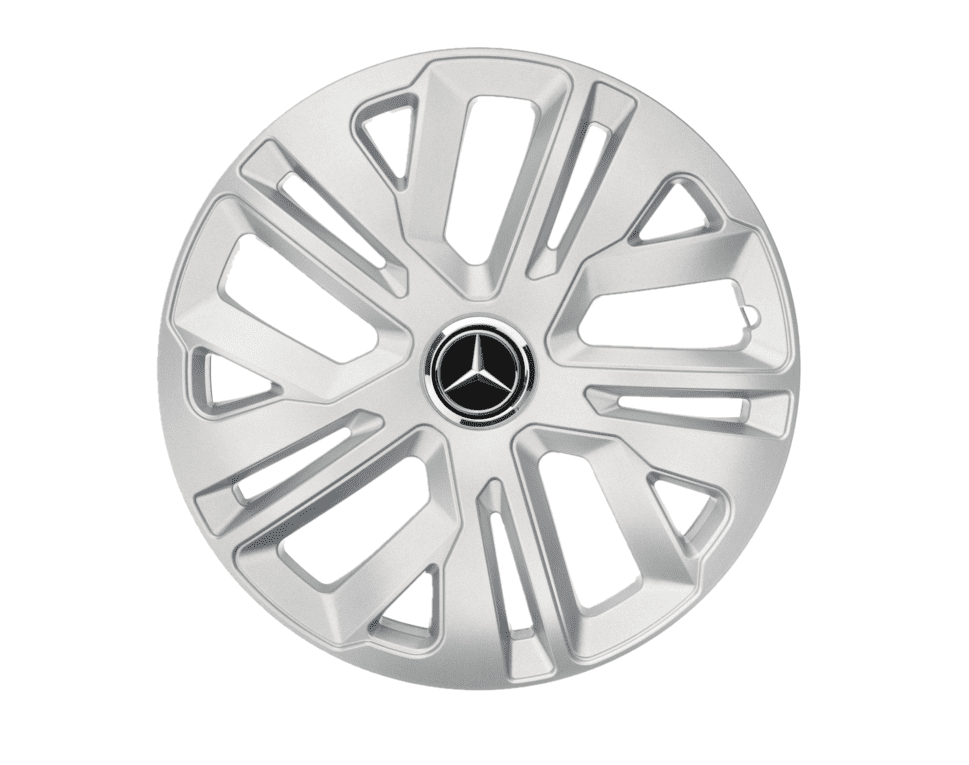 Set 4 capace roti Raven cromat pentru gama auto Mercedes - R16