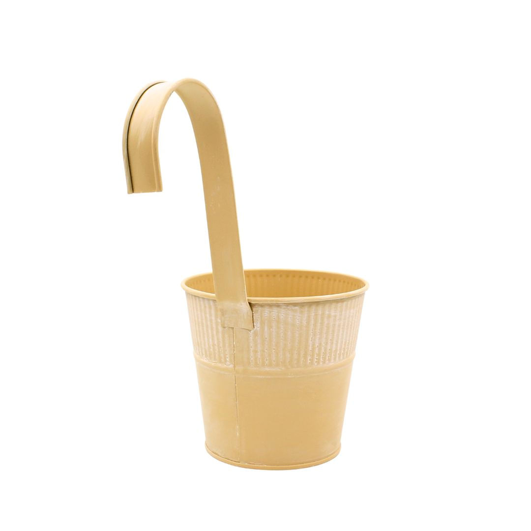 Ghiveci crem 12,5 cm pentru balustrada — imaginea 2