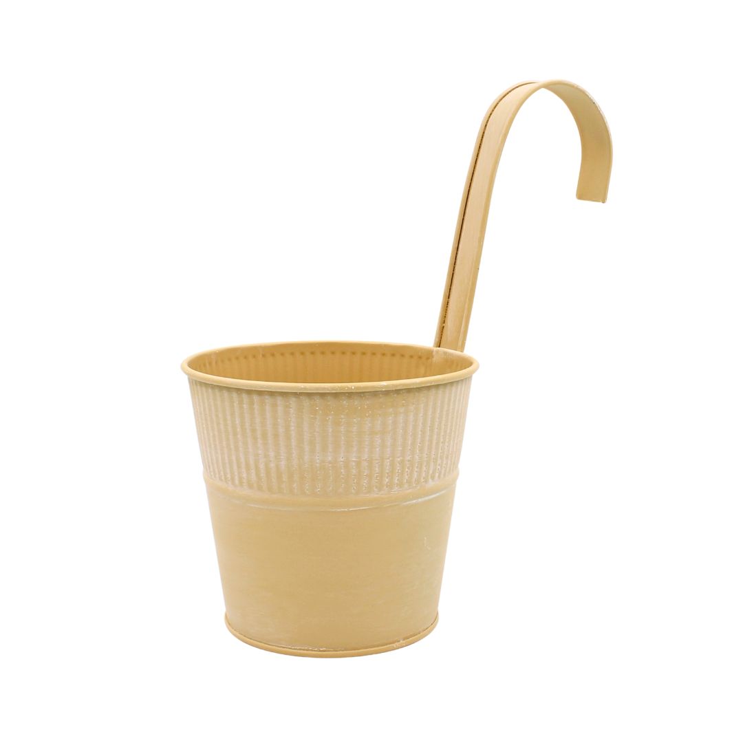Ghiveci crem 12,5 cm pentru balustrada — imaginea 3
