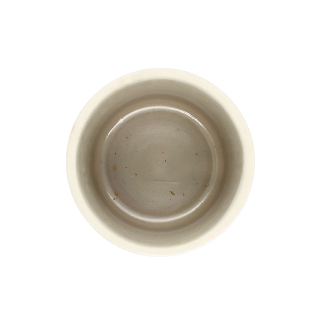 Ghiveci ceramica 9x9 cm model triunghiuri — imaginea 3