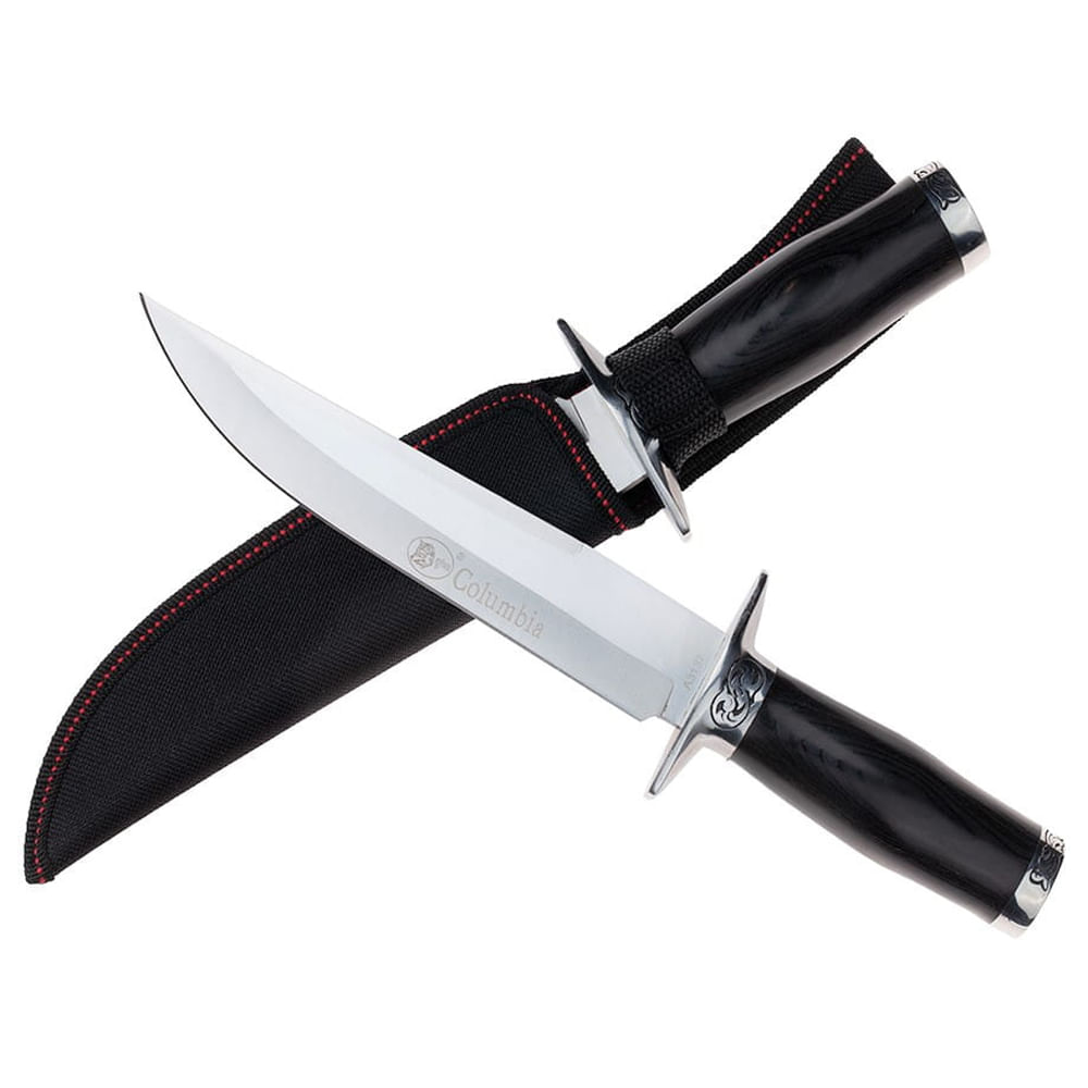 Cutit de vanatoare Columbia®, Truthful Blade, 32.5 cm, negru, teaca inclusa - 1 | YEO