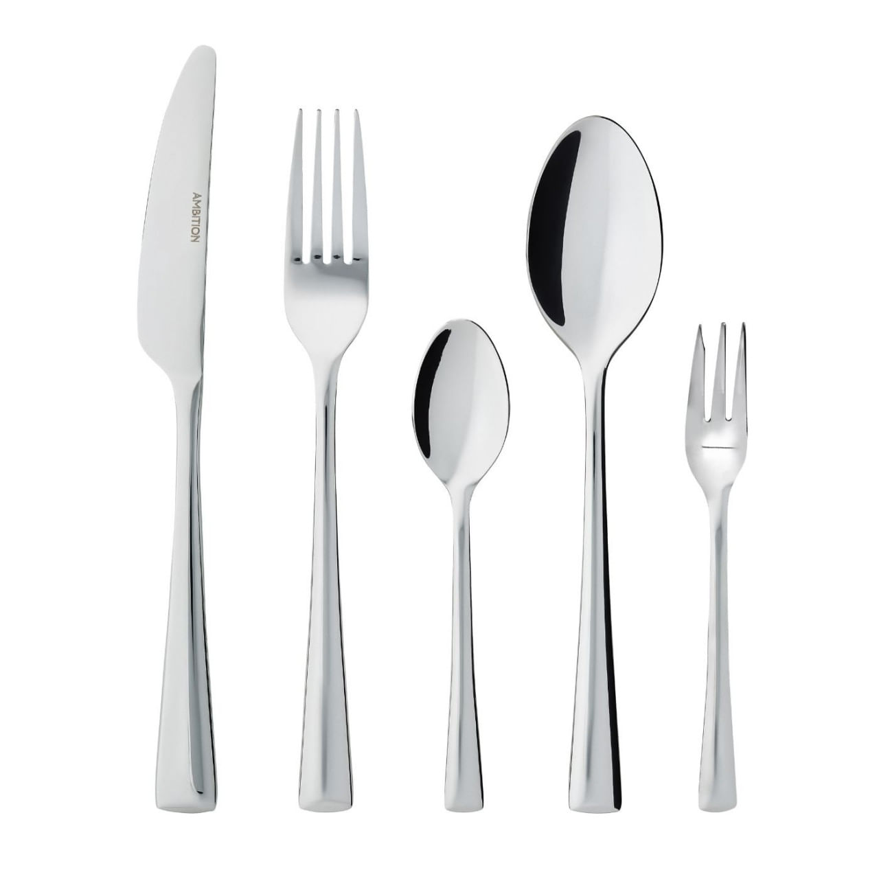 Set tacamuri inox, 60 piese, 12 persoane, ambalate in cutie cadou, AMBITION Siena