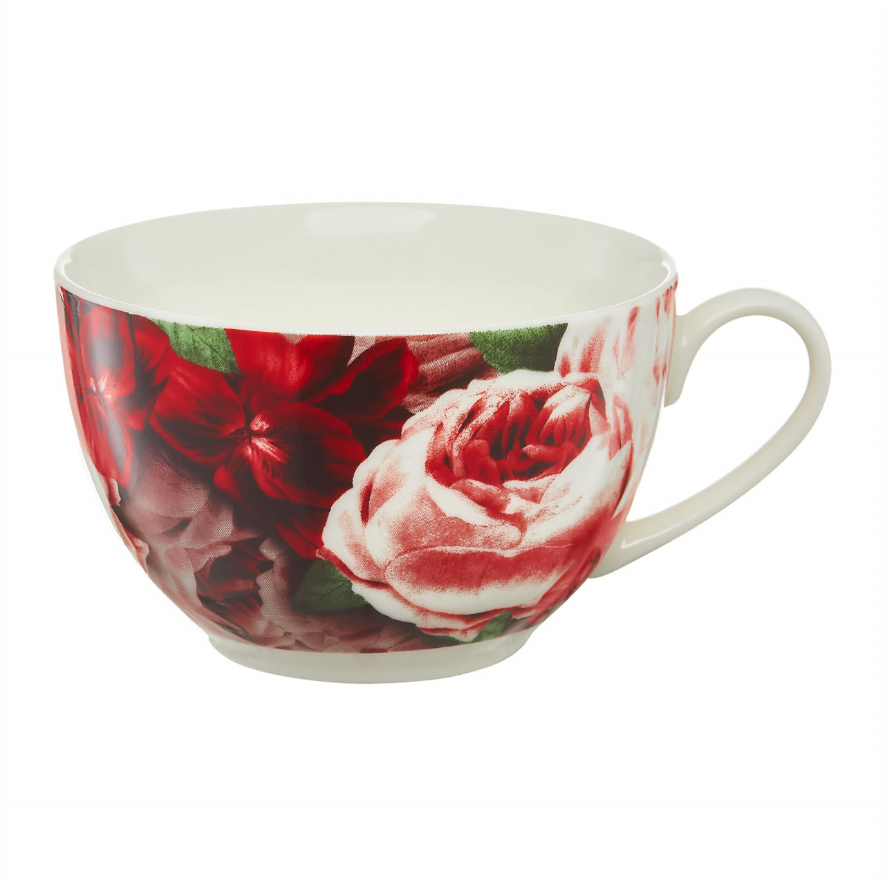 Set servire ceai sau cafea, 12 piese, 6 persoane, portelan, AMBITION Peony - 4 | YEO