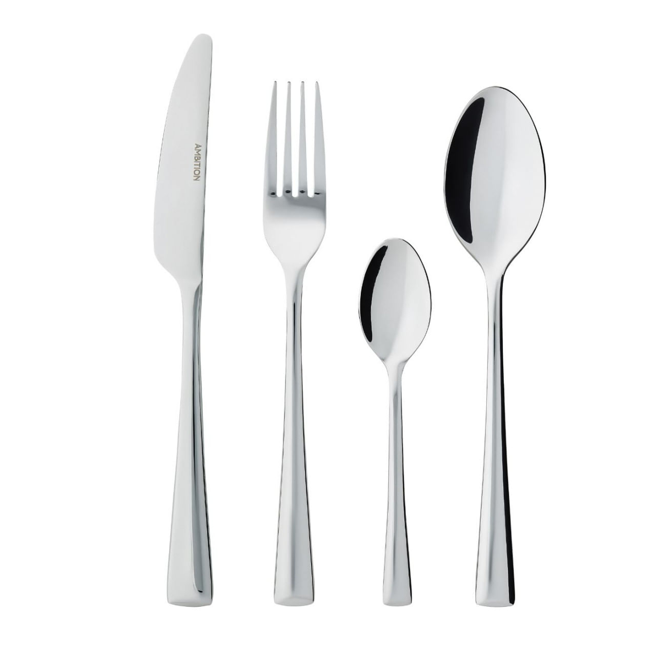 Set tacamuri inox, 24 piese, 6 persoane, AMBITION Siena - 2 | YEO