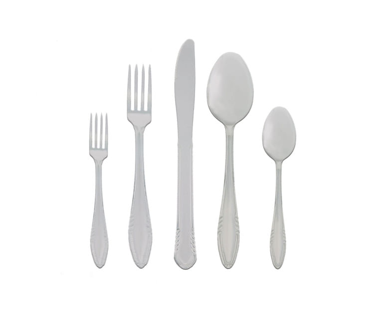 Set tacamuri inox, 30 piese, 6 persoane, Anna