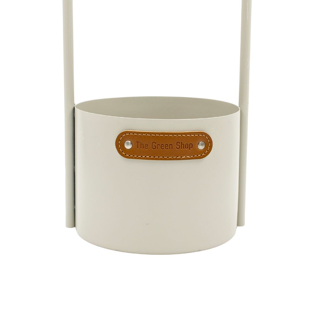 Ghiveci metalic decorativ The Green Shop 30x13cm — imaginea 3