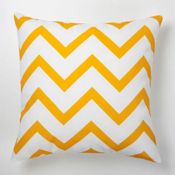 Set fata de perna 42x42cm, 2 piese, AMBITION Yellow Stripes