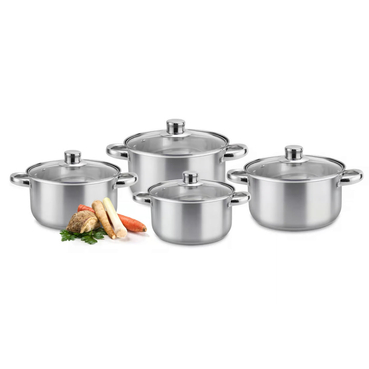 Set oale inox DOMOTTI Daily, 8 piese