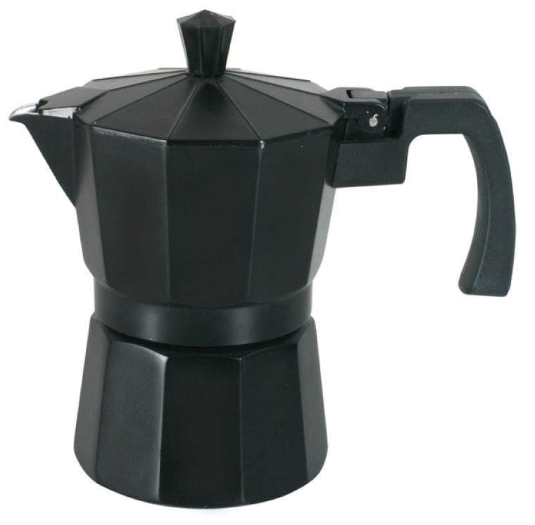 Espressor aragaz, 6 cesti, 300ml, aluminiu, DOMOTTI Negra