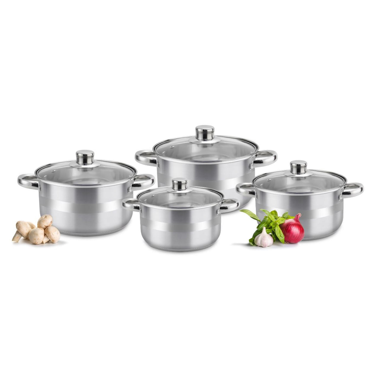 Set oale inox DOMOTTI Molly, 8 piese