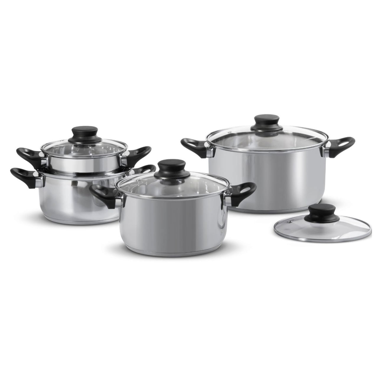 Set oale inox DOMOTTI Lima, 8 piese