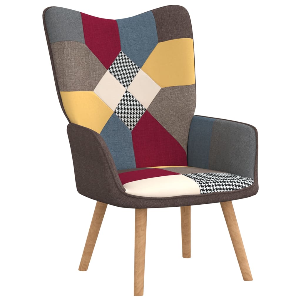 Fotoliu de relaxare, material textil, petice — imaginea 8