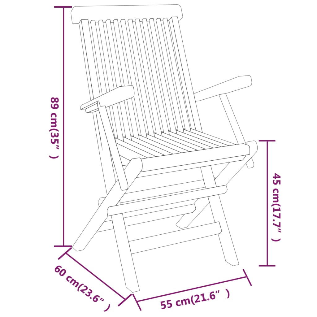 Set mobilier de gradina, 3 piese, lemn masiv de tec — imaginea 9