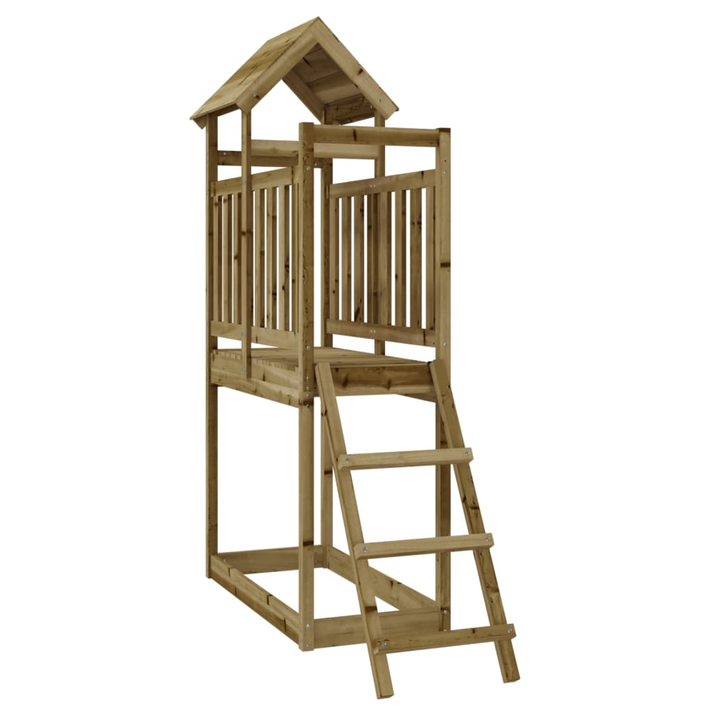Set de joaca de exterior, 53x110x214 cm, lemn de pin impregnat