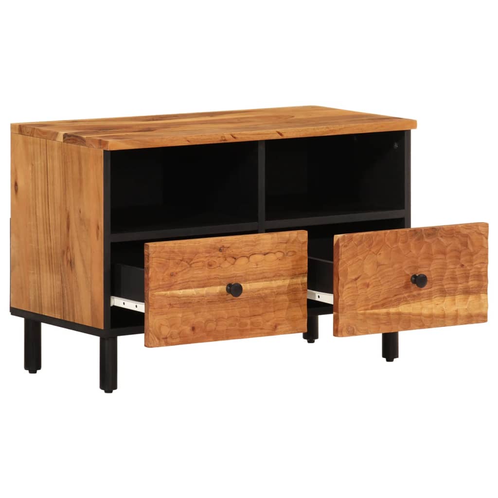 Comoda TV, 70x33x46 cm, lemn masiv de acacia — imaginea 4