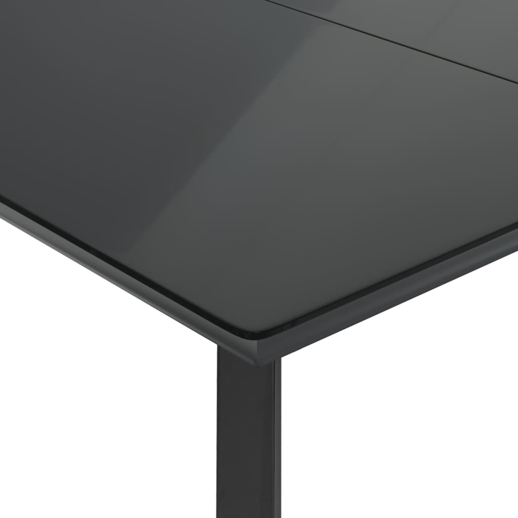 Set mobilier de gradina cu perne, 5 piese, gri, poliratan — imaginea 6