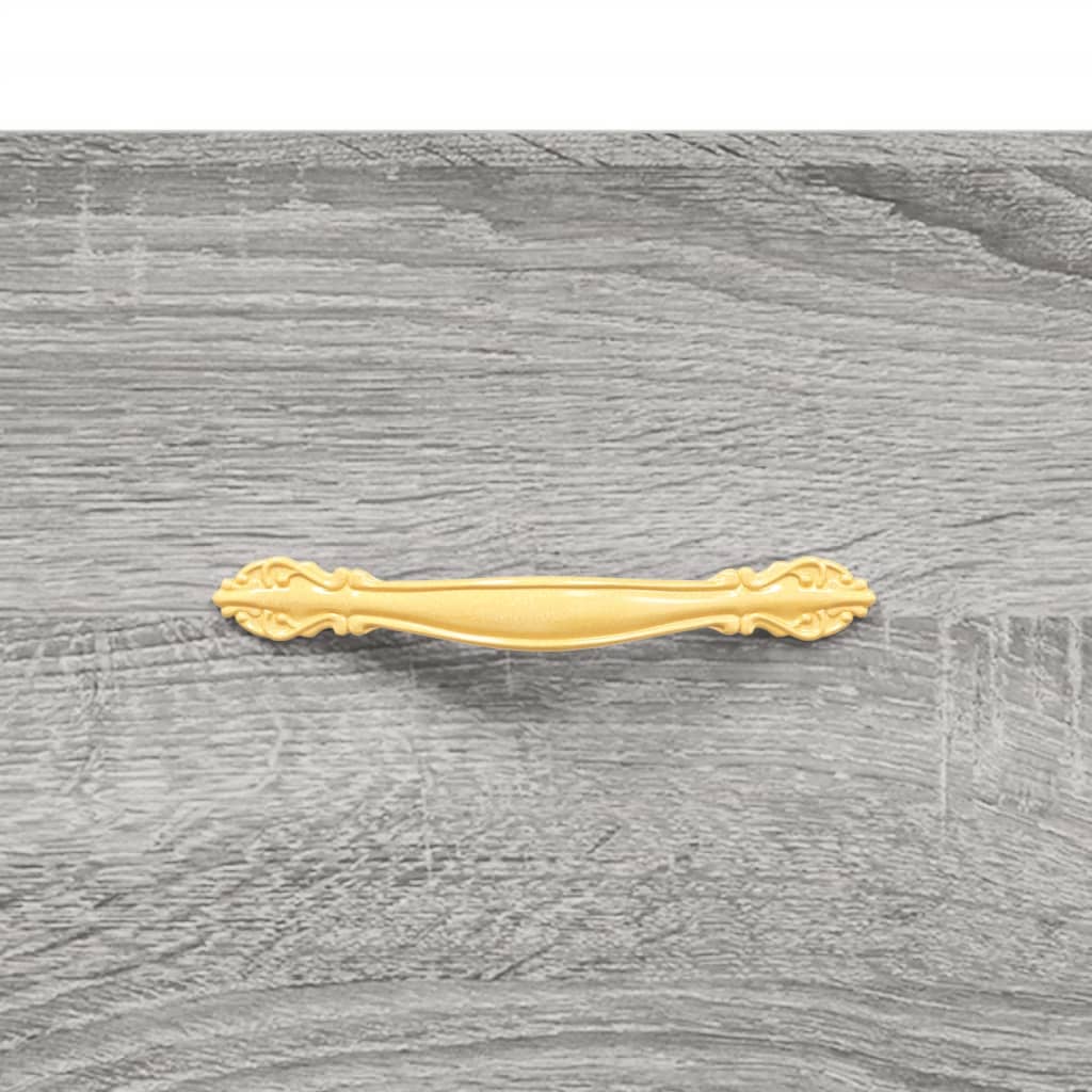 Servanta, gri sonoma, 69,5x34x90 cm, lemn compozit — imaginea 9
