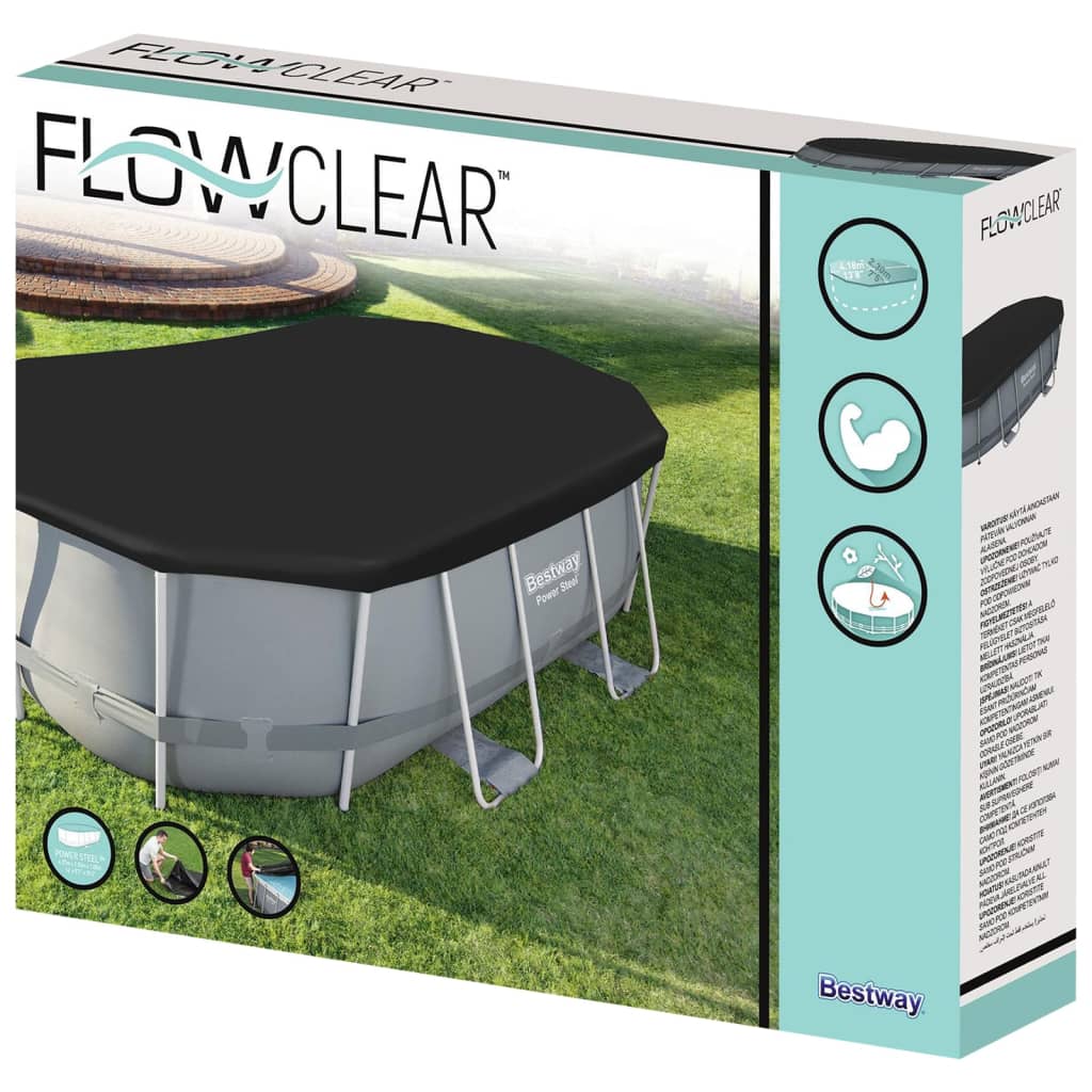 Bestway Prelata de piscina Flowclear, 418x230 cm - 1 | YEO
