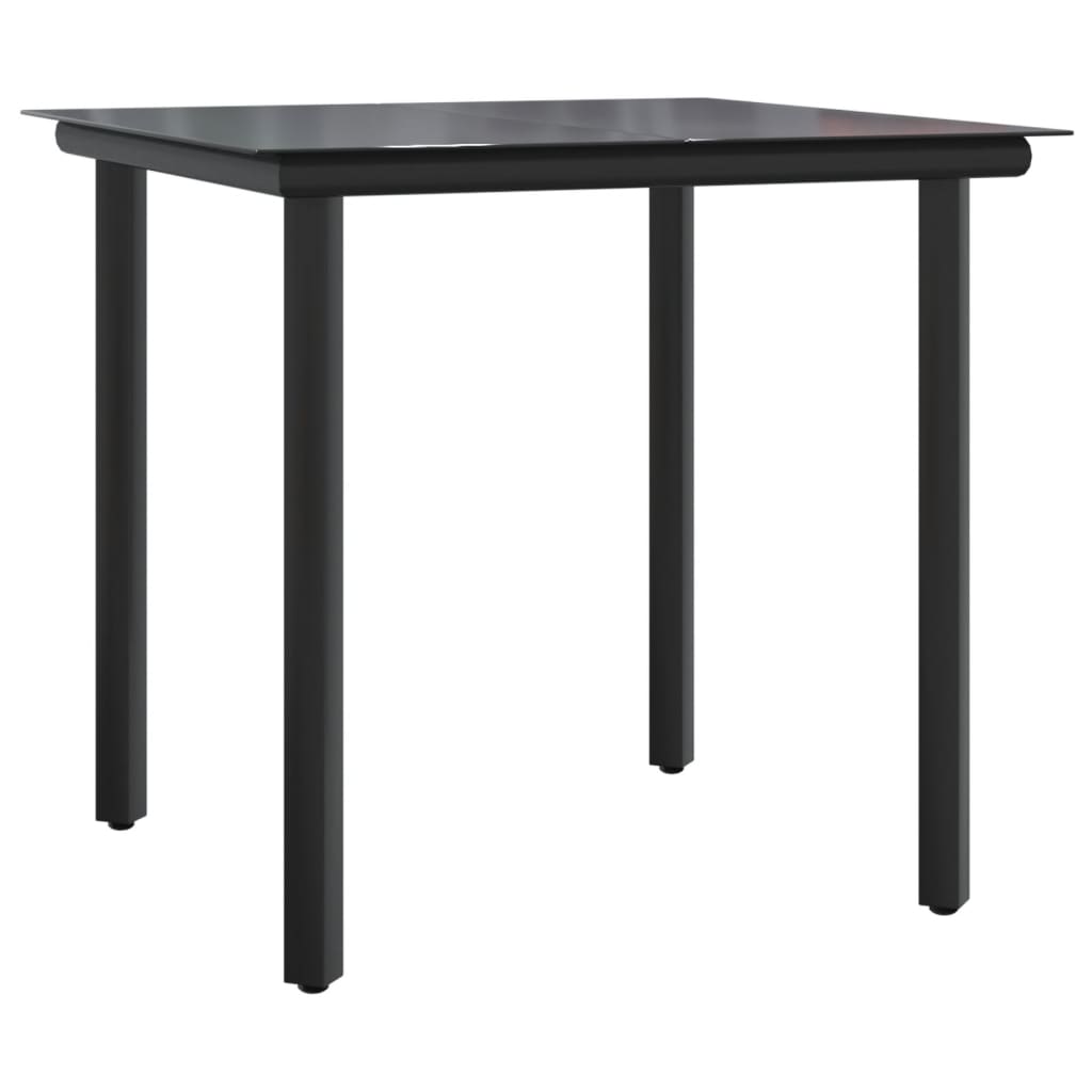 Set mobilier de gradina cu perne, 5 piese gri deschis poliratan — imaginea 4