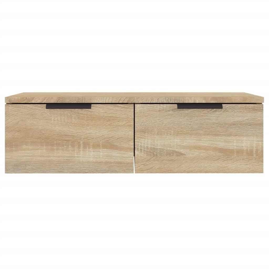 Dulapuri perete 2 buc, stejar sonoma 68x30x20 cm lemn prelucrat — imaginea 9
