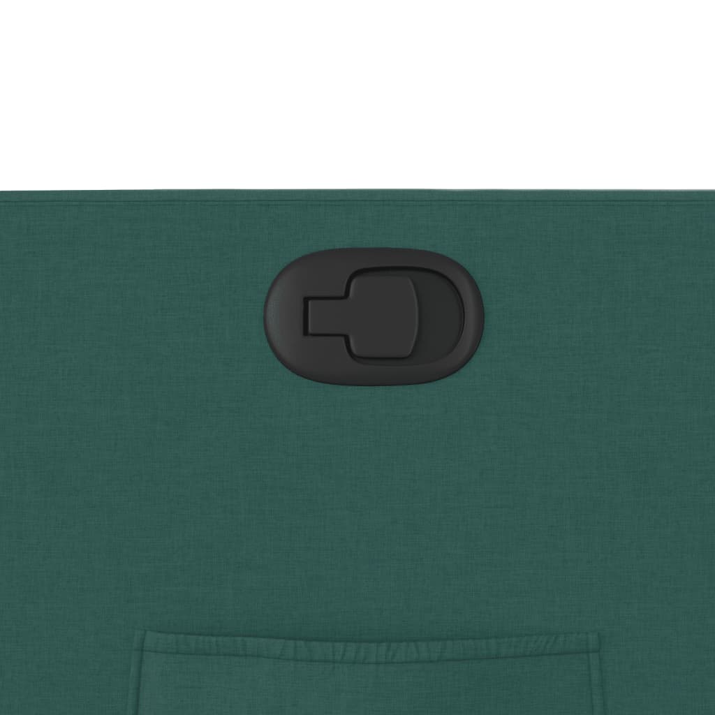 Fotoliu rabatabil, verde inchis, material textil — imaginea 9