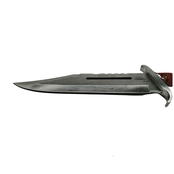 Set Cutit Baioneta 42 cm si Maceta Rambo 56,5 cm, IdeallStore®, Teaca inclusa - 4 | YEO