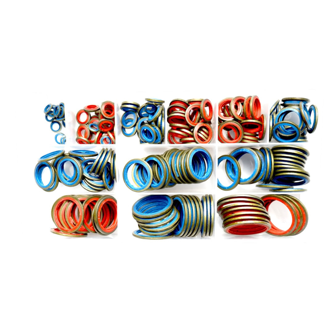 Set trusa saibe cauciuc/metal, 12 dimensiuni, 245 bucati