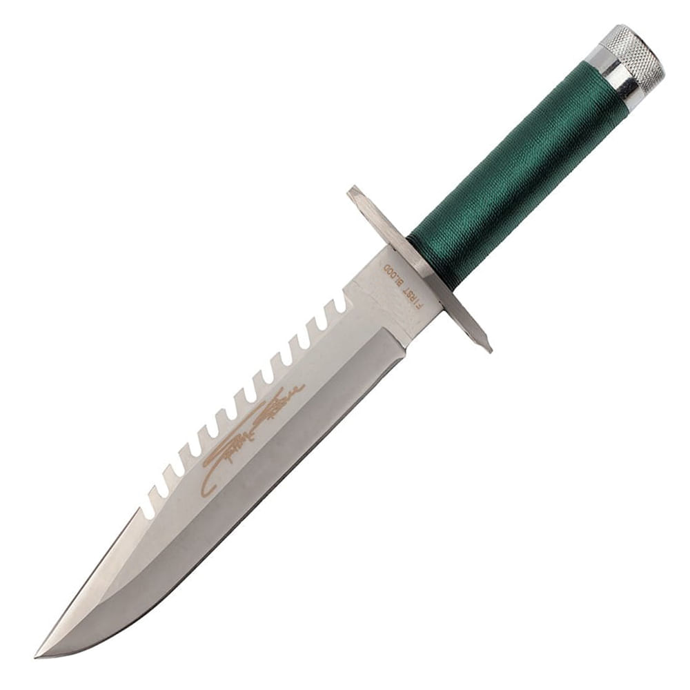 Set doua cutite de vanatoare First Blood, DEPOX®, Otel inoxidabil, Teaca inclusa — imaginea 5