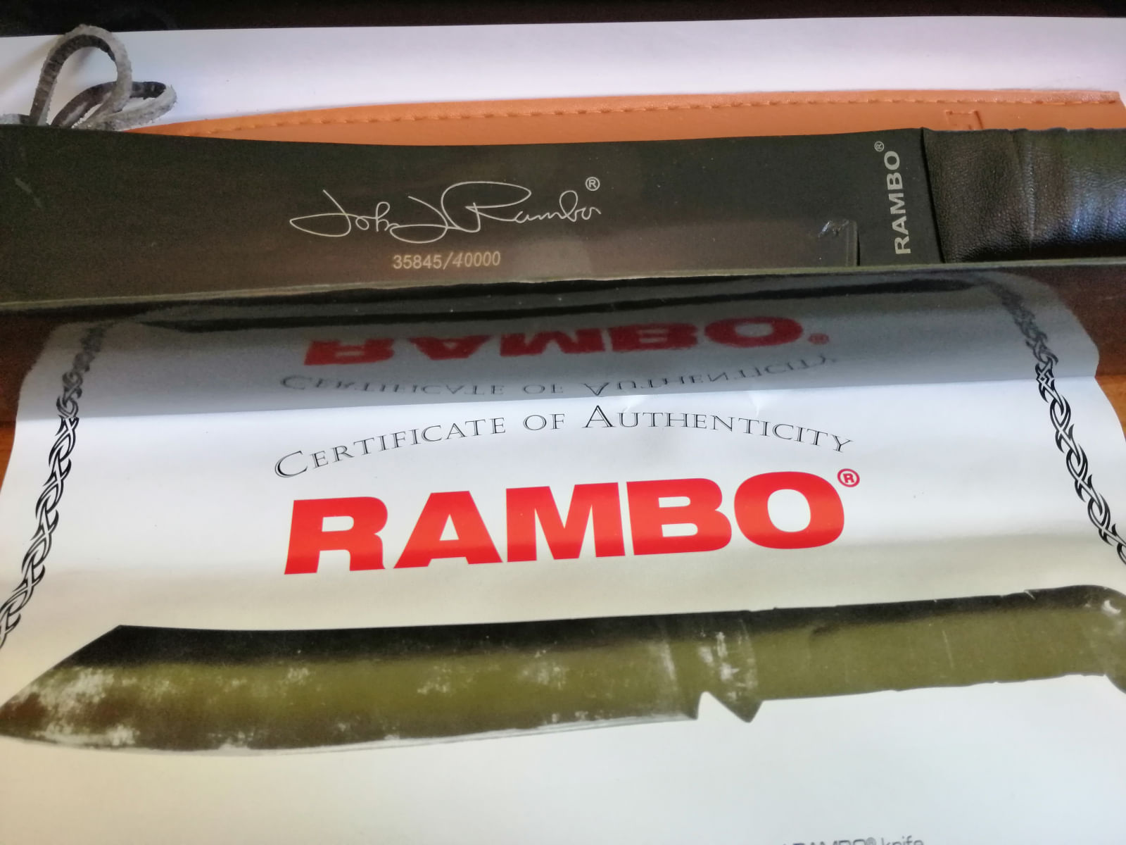 Set cutit First Blood si Maceta Rambo, DEPOX®, Teaca inclusa — imaginea 10