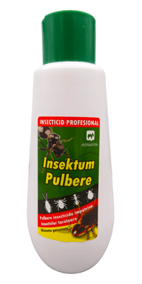 Insektum pulbere 450 gr, impotriva insectelor taratoare: gandaci, paianjeni, purici, plosnite