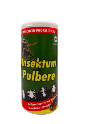 Insecticid praf-impotriva insectelor de casa (furnici, gandaci de bucatarie, purici, plosnite, muste)