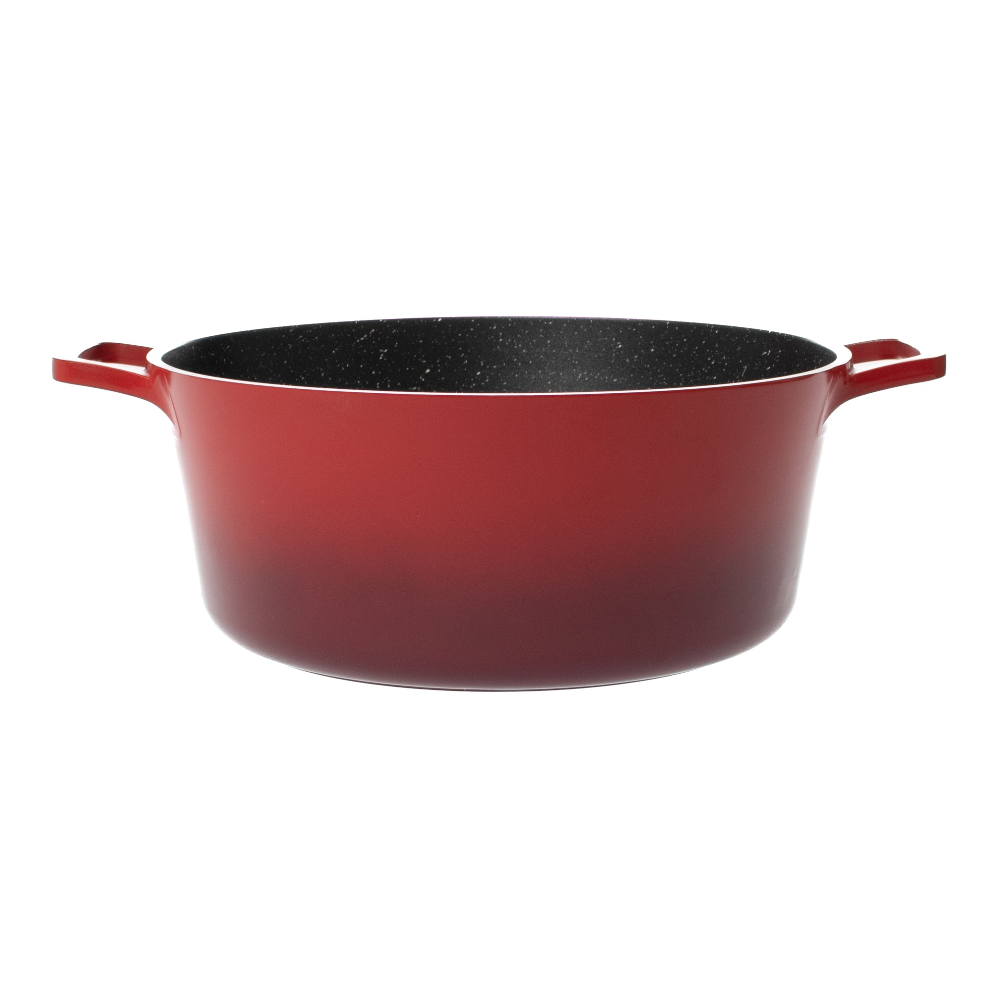 Oala universala din aluminiu turnat cu capac, visinie, 6.3L, 28 cm — imaginea 3