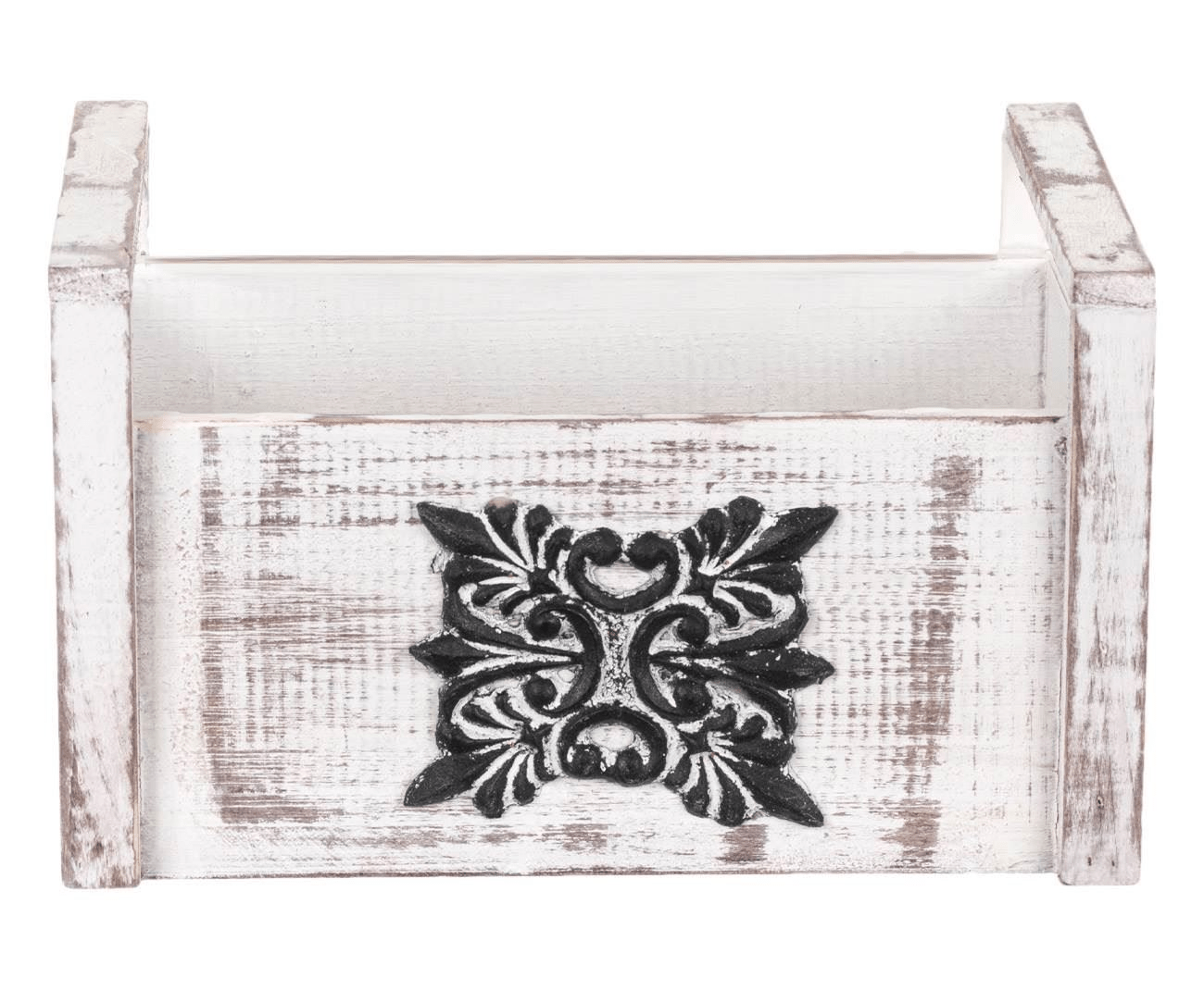 Ladita Decorativa din Lemn Alba Vintage 26x18x15.5cm ABYZ