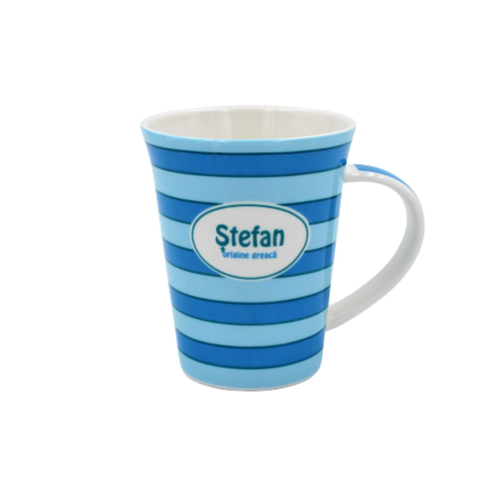 Cana din portelan personalizata Stefan