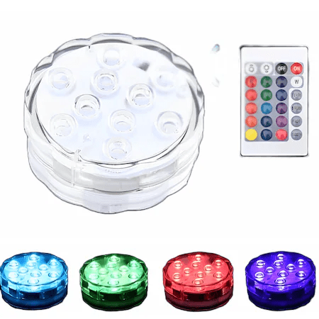 Lampa Iluminare Piscina Cu LED si telecomanda, lumina RGB - 4 | YEO