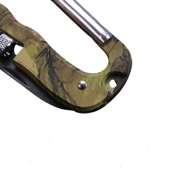 Carabina multifunctionala, IdeallStore®, Otel, Camuflaj, Aluminiu - 4 | YEO