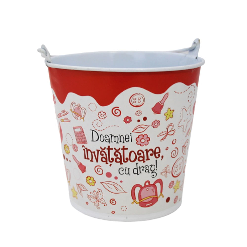 Suport ghiveci 13.5 cm "Doamnei invatatoare cu drag" — imaginea 2