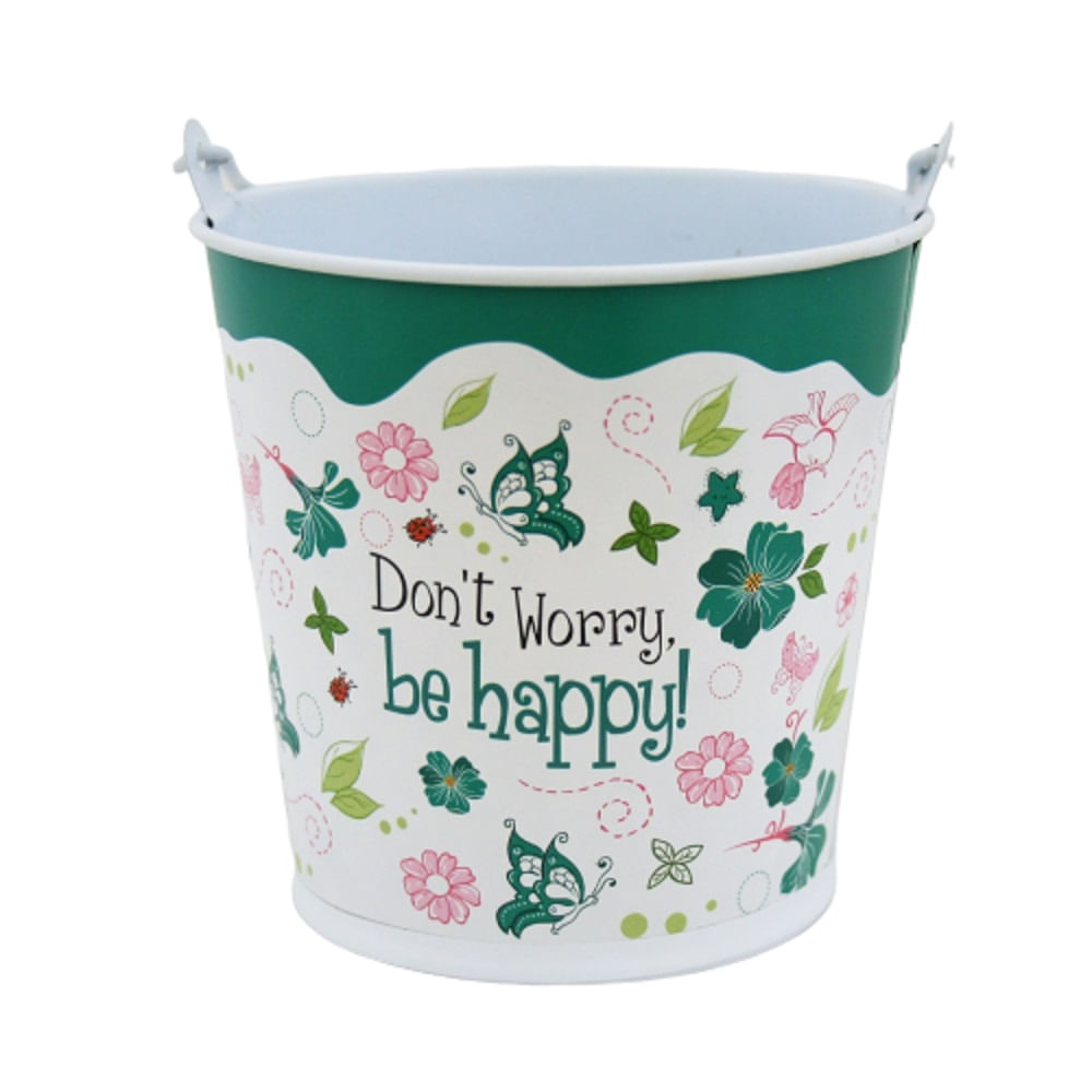 Suport ghiveci 13.5 cm \'\'Don\'t worry be happy\'\'
