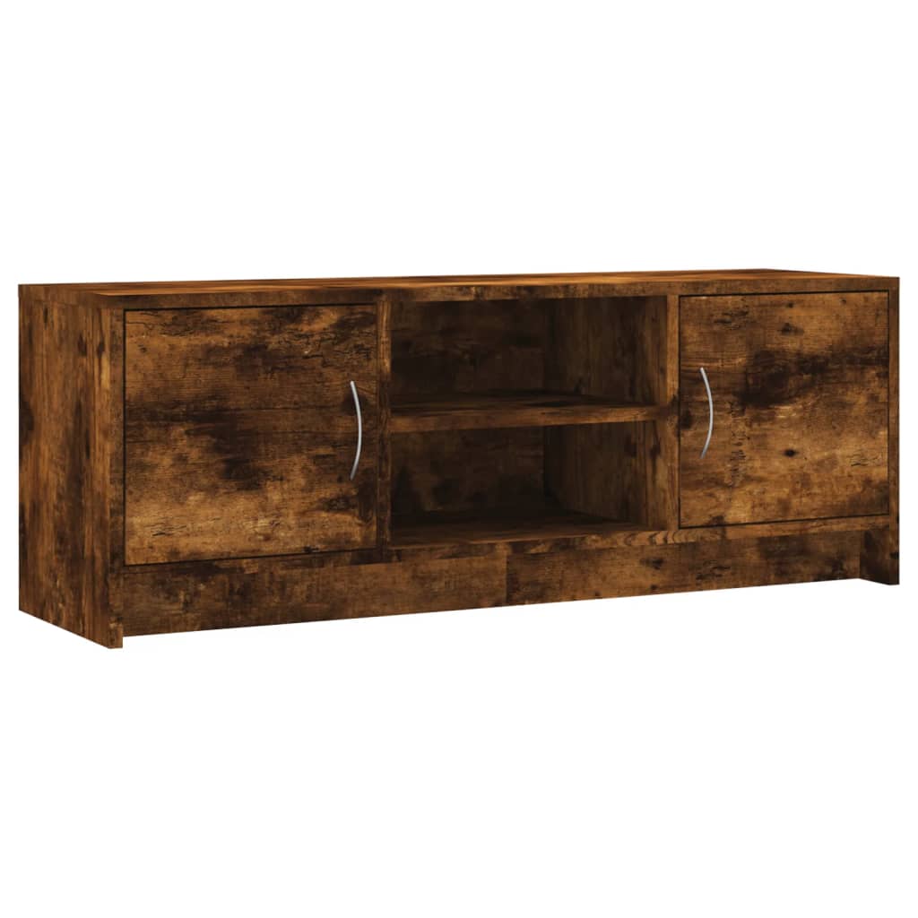 Comoda TV, stejar afumat, 102x30x37,5 cm, lemn prelucrat — imaginea 12