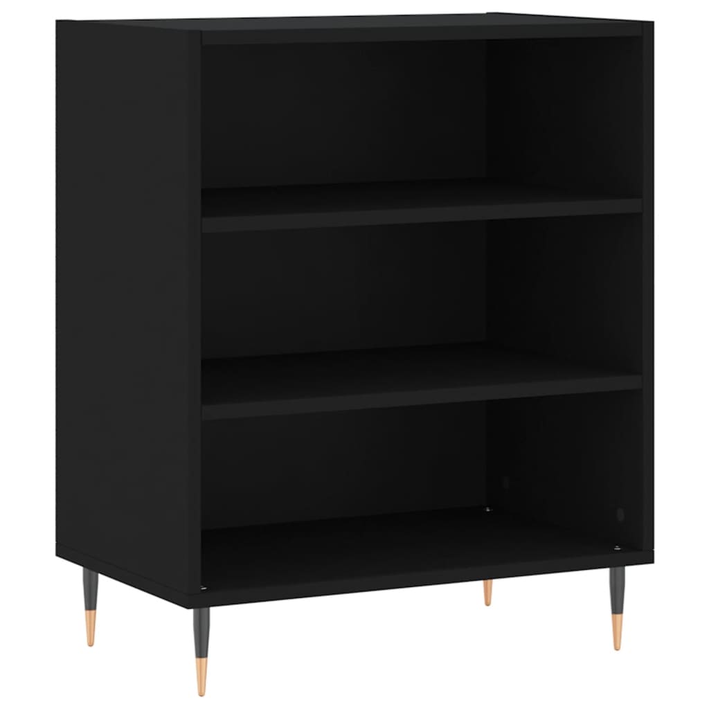 Servanta, negru, 57x35x70 cm, lemn compozit — imaginea 11
