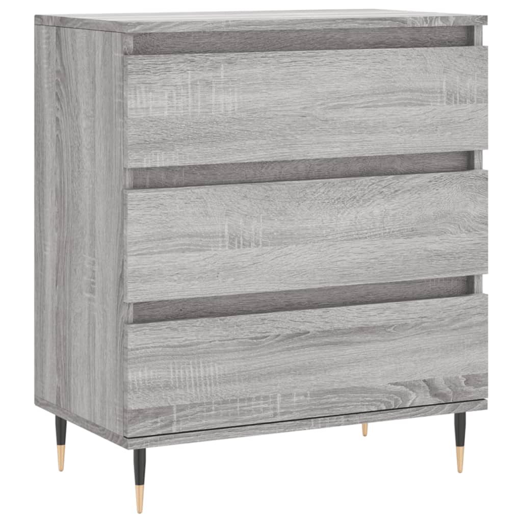 Servanta, sonoma gri, 60x35x70 cm, lemn prelucrat — imaginea 13