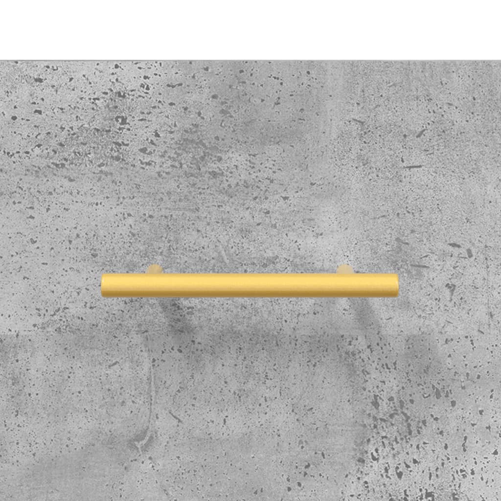 Dulap inalt, gri beton, 69,5x34x180, lemn compozit — imaginea 9