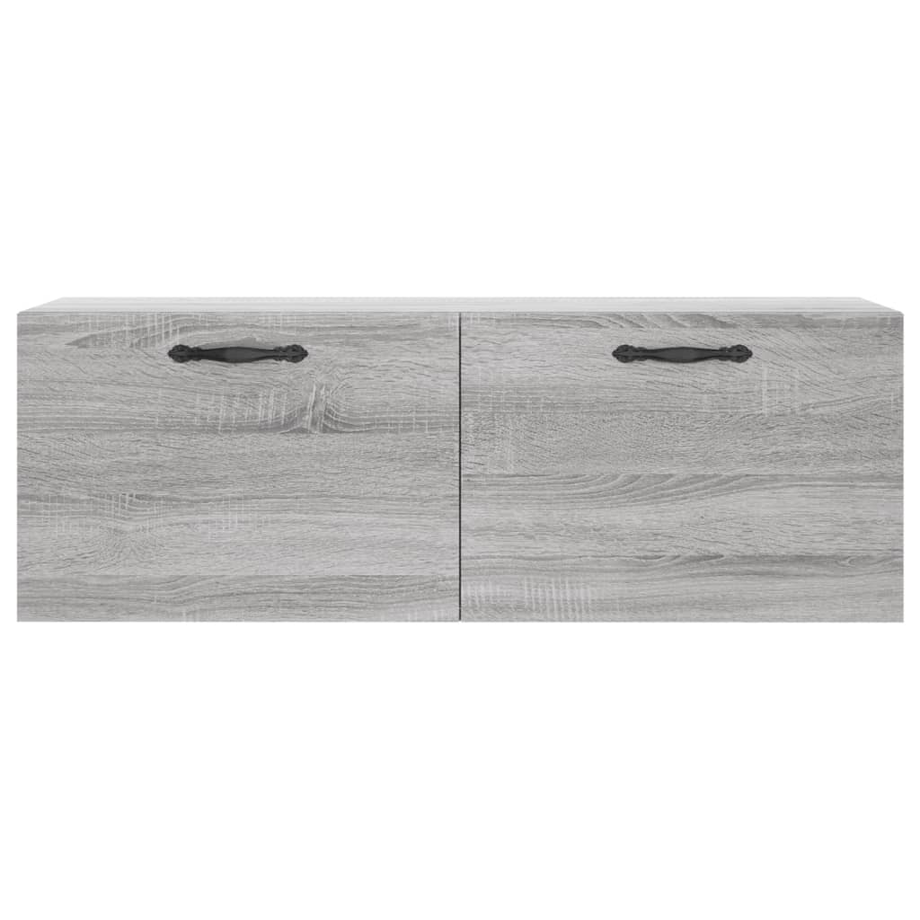 Dulap de perete, gri sonoma, 100x36,5x35 cm, lemn prelucrat — imaginea 19