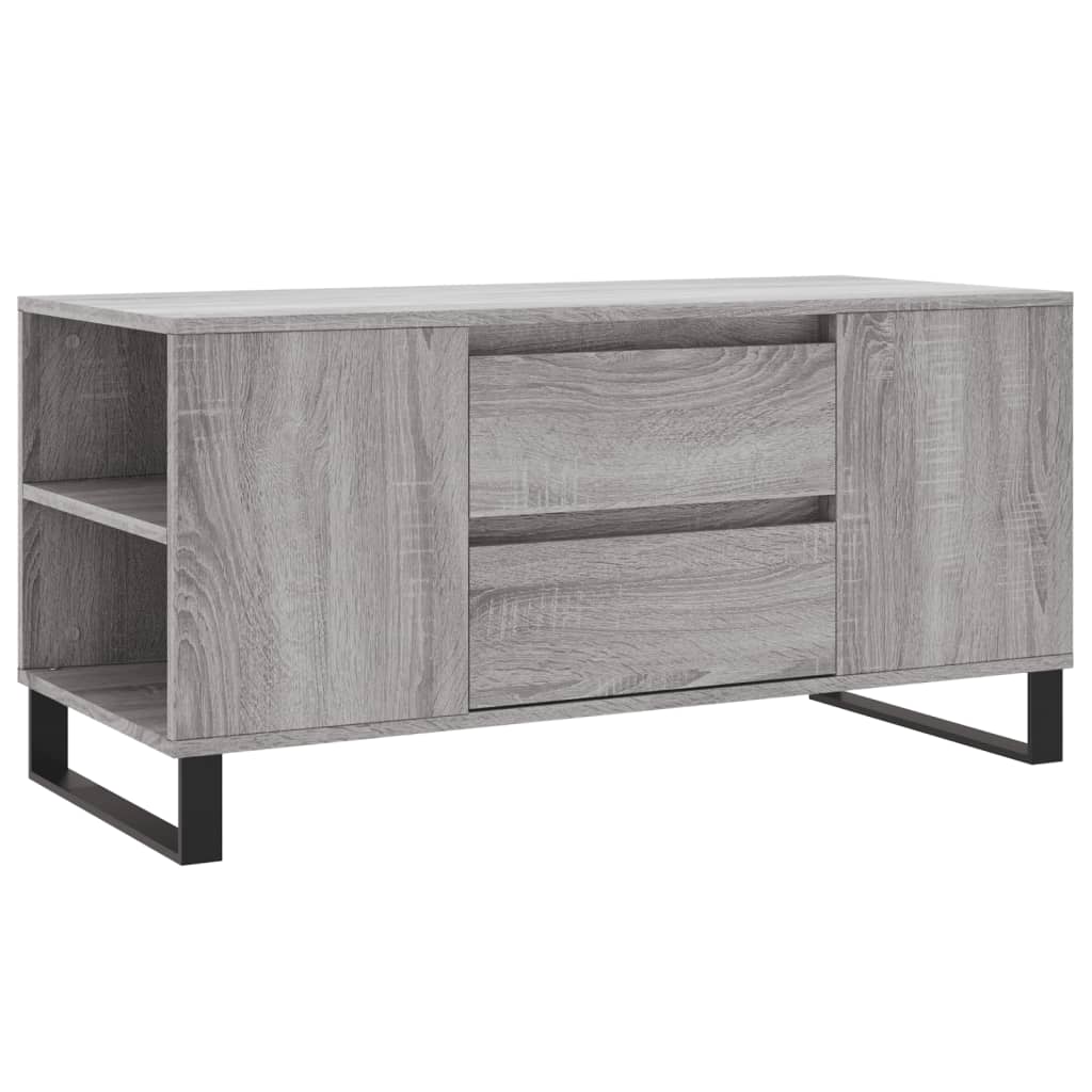 Masuta de cafea, gri sonoma, 102x44,5x50 cm, lemn prelucrat — imaginea 13