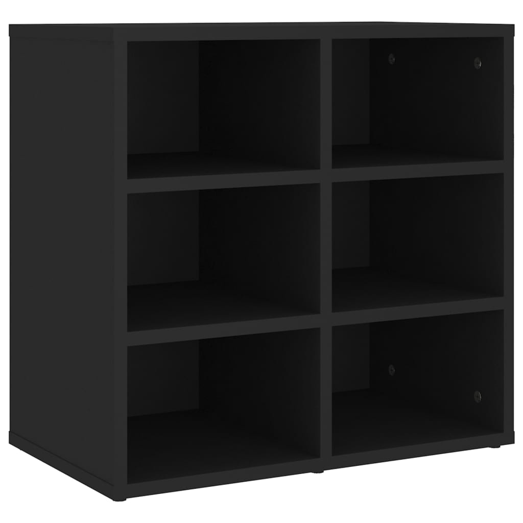 Dulap de pantofi, negru, 52,5x30x50 cm — imaginea 13