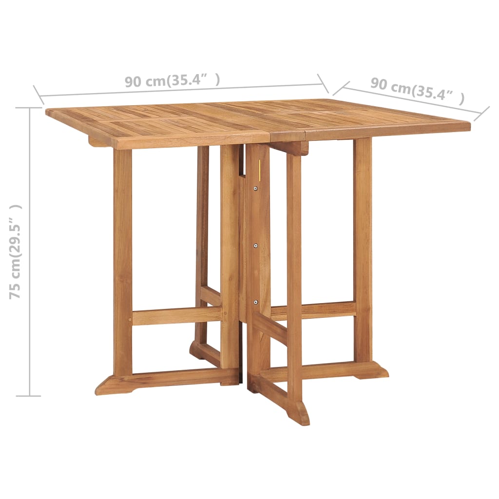 Set mobilier de exterior pliabil — imaginea 11