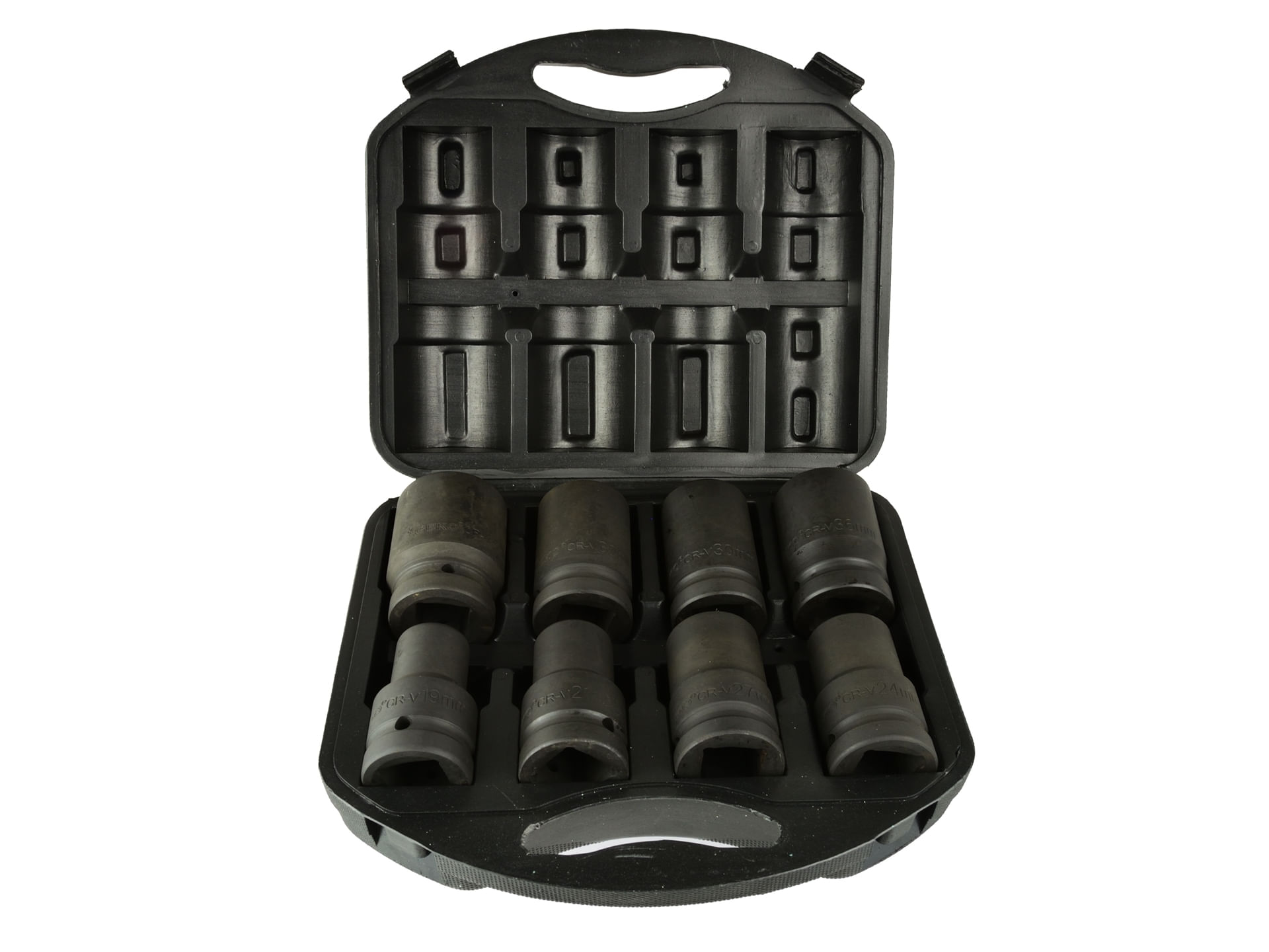 Set chei tubulare pentru impact, 8 bucati, Geko G10074